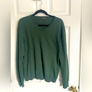 J. Crew Mercantile green long sleeve v-neck sweater